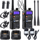 Рация Baofeng UV-5R, UHF/VHF, 5 Вт,1800 мАч набор 2 шт.